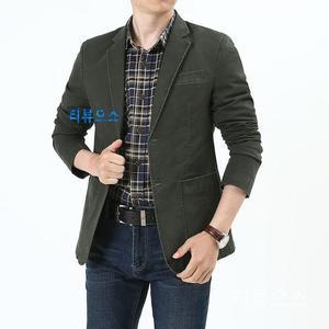 히트 상품 남성 정장/봄가을 간절기 마이 면자켓 캐주얼 블레이저 정장 자켓 중년 아빠