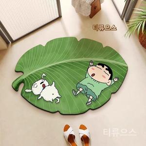 짱구 규조토 발매트 커플 러그 주방 욕실 현관 발판 티류으스