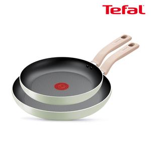 테팔 인덕션 민트 세이지 후라이팬 2종(24cm+28cm)