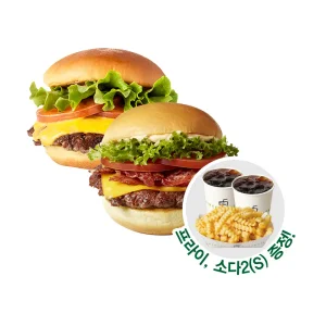 [쉐이크쉑] Shack 스페셜 2인 세트