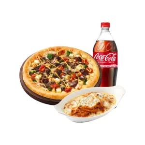피자헛 립스테이크 치즈크러스트 L+리치치즈파스타+콜라 1.25L
