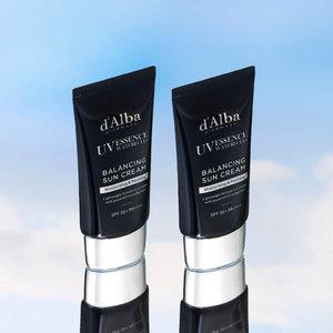 [달바][1+1+추가 18%] 진정 쿨링 맨즈 밸런싱 선크림 50ml(2개)