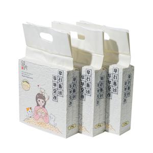 동묘동락 우리동네 두부모래 1.5mm 극세사 2.4kg x 6개 가는입자 응고력우수