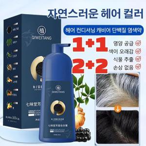 [한정세일 1/1+1] 식물성 캐비어 단백질 염색약 혼자 집에서 쉽고 빠른 염색 머리 상