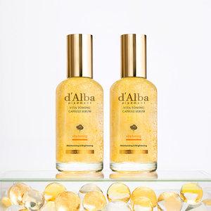 [달바/미백케어][1+1+추가 5%] 비타 토닝 캡슐 세럼 100ml(2개)