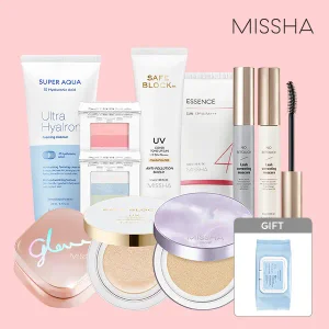 [10%+T5%]미샤 선&색조 브랜드위크 Up to 1+1 /선크림/쿠션/팩트/비비/클렌징 외
