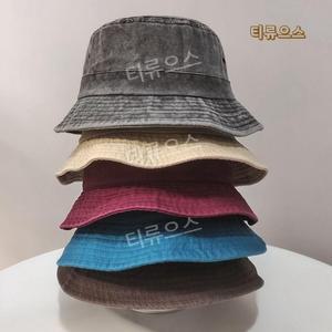 빅사이즈 64cm까지 워싱 벙거지모자 5컬러 남녀공용 버킷햇 사계절 / 겨울기모 티류으
