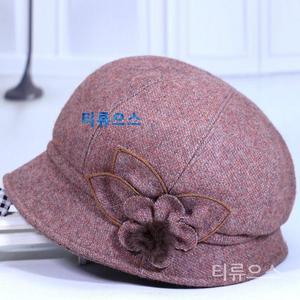 겨울 여성 모자 중년 할머니 여행 산책 보넷 엄마 버킷햇 따뜻한 벙거지 티류으스