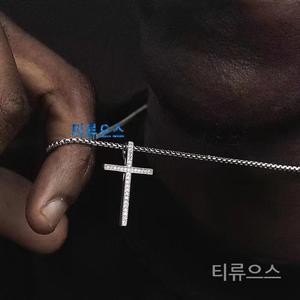 티류으스  크로스 팬던트 목걸이 추성훈목걸이 십자가목걸이 다이아몬드 실버 골드 티