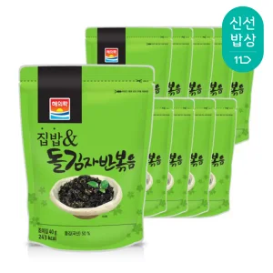 [품질보장] 진짜 맛있는 해의락 집밥 돌김자반볶음 40g x 10개
