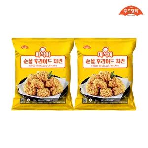 [내일도착] 푸드렐라 미식이순살후라이드치킨 300gx2팩