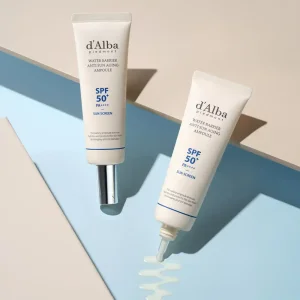 [달바][1+1+7ml 추가 증정] 촉촉 물광 우유 선 워터베리어 안티 선 앰플 50ml(2개)