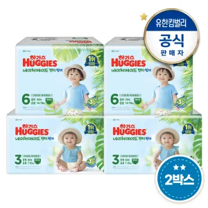 하기스 네이처썸머 팬티형 2박스 기저귀