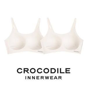 [크로커다일] 감탄브라 소프트핏 쉘론 스트랩 패드일체형 브라2종 오트밀 CDWBR5M09_2