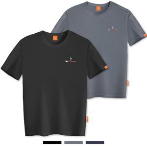 엘라모 잿빛신사 반팔 티셔츠 남녀공용 빅사이즈 S~4XL