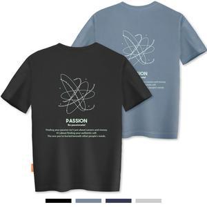 엘라모 패셔널 반팔 티셔츠 남녀공용 빅사이즈 S~4XL