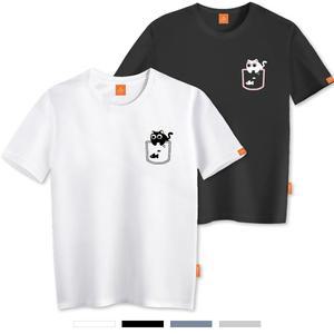 엘라모 포켓-냥 반팔 티셔츠 남녀공용 빅사이즈 S~4XL