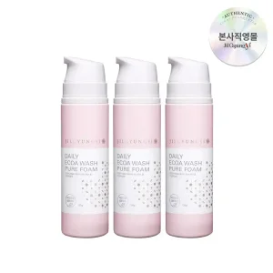 [내일도착]질경이 데일리 에코아 워시 퓨어폼 150g 3개