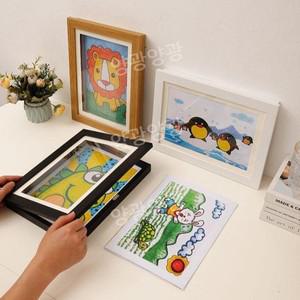 100장액자 그림보관 보관액자 수납 그림 액자 성장기록 진열대 키핑 미술