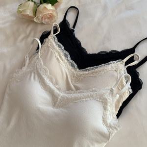 [모어렌/MADE] 로브닝 레이스 브이넥 슬리브리스[tts0618]