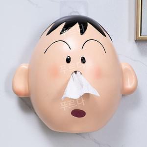 맹구 콧물 두루마리 휴지케이스 화장실 벽걸이 티슈 상자 휴지걸이 욕실인테리어 티류