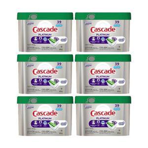 6개 Cascade 캐스케이드 플래티넘 옥시 프레시 향 39 개입