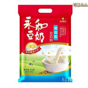중국식품 용허 또우장 가루 콩물 두유 분말 음료 전술 티류으스