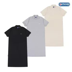 [아웃도어프로덕츠] W COLLAR LINE ONE-PIECE (3COLORS)