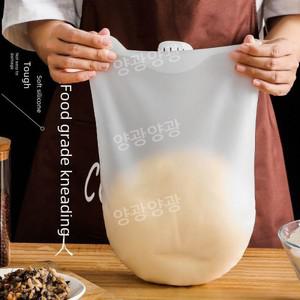 밀가루 제빵 떡 집 케익 홈 베이킹 실리콘 반죽 주머니 두꺼운 파우치