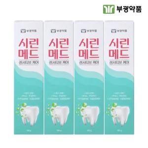 [내일도착] 부광 시린메드 센서티브케어 100g 4개 / 시린이 완화와 잇몸 질환 예방 치