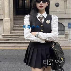 티류으스 프레피룩 영국교복 하이틴 졸업사진컨셉 스쿨 졸사 코스프레 단체