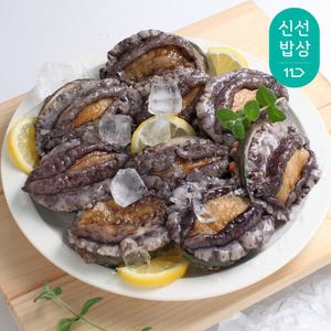 [더이득/2개이상1,000원할.인.]완도 활 전복 1kg 13-15미 + 초장 100g / 산소팩포장