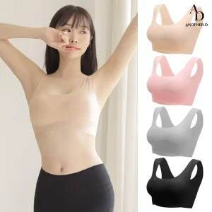[4개 세트] 심리스 브라탑 4p 노와이어 노라인 무봉제 속옷 이너웨어 스포츠브라