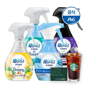 페브리즈 섬유탈취제 370ml 4개 +스타벅스5천원증정