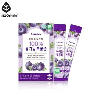 [내일도착] [엔젯오리진] 통째로 착즙한 100% 유기농 푸룬즙 14포 X 1박스 (총 14회분