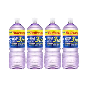 [혜택가13,900원] 불스원 레인OK 에탄올 3in1 코팅워셔액, 1.8L, 4개입