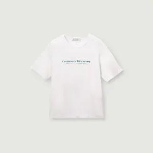 [행텐]여성 데일리 레터링 소프트 티셔츠-SE4131042013105
