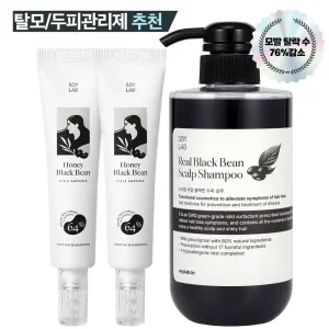 앰플2+샴푸1[소이랩] 소이랩 허니블랙빈 두피앰플2+탈모샴푸1