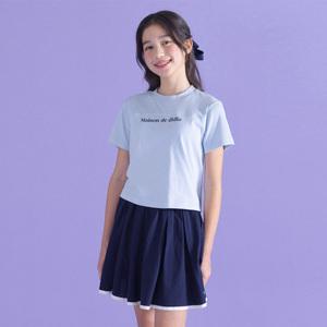 [디디오] G.베키리 골지 크롭 반팔 티 GXUTO14