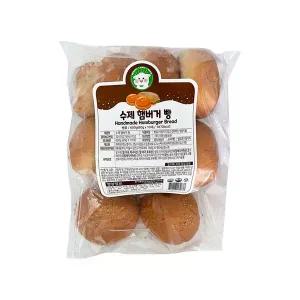 [내일도착] 수제햄버거빵600g (60g*10개입)