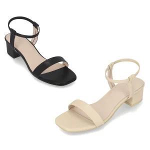 엘칸토 인텐스 여성 베이직 메리제인 미들힐 샌들 3.5cm LCWW37I526
