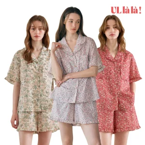 [울랄라]베이직라인 12종 신규 런칭 | M/L사이즈 반팔 데일리 파자마 ! 자체제작 라운