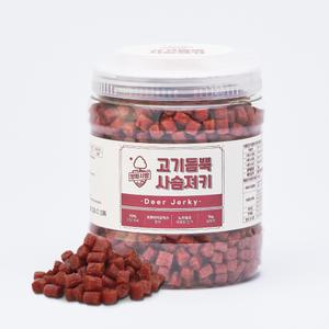 땅파서팜 강아지간식 훈련 노즈워크 고기듬뿍 사슴져키 1kg
