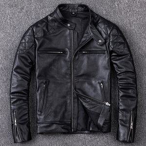 남자 소가죽 자켓 남성 라이더 가죽자켓 S~5XL