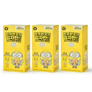 [최종 15,990]미니언즈 한끼한포 스틱김자반 (10gx15)x3