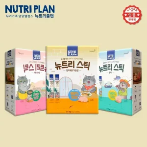 동원 뉴트리플랜 뉴트리스틱3종 (참치/닭가슴살/연어) 1.4g 100입 국내생산 전연령