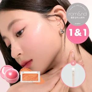 [NEW/롬앤] 쥬시 알 치크 + 베러 댄 치크 (+치크 브러쉬 증정)
