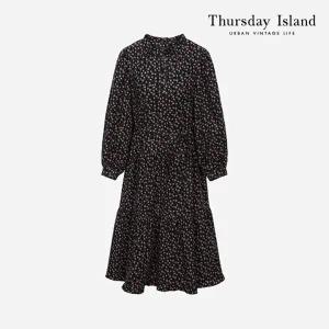 [Thursday Island] 플라워 패턴 롱 원피스(T228MOP304W)
