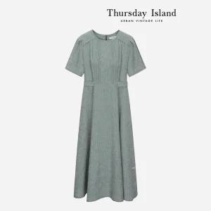 [Thursday Island] 비죠 플레어 원피스(T234MOP631W)