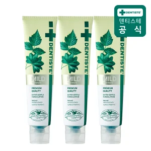 덴티스테 마일드 치약 200g 3개 부드러운 무불소 치약